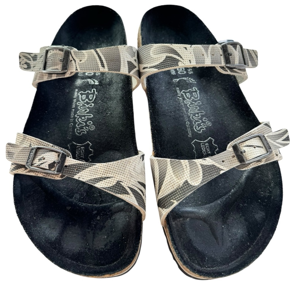Birkis Tahiti Double Strap Sandals Size 39 US 8 Narrow EUC